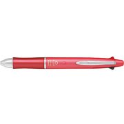 ドクターグリップ 4+1 4色ボールペン 0.5mm/シャープペン 0.3mm パールレッド BKHDF1SEF3-PR