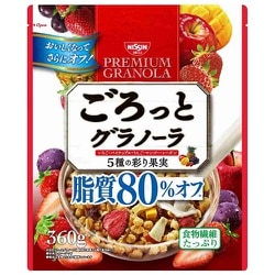 ヨドバシ Com 日清シスコ ごろっとグラノーラ 5種の彩り果実 脂質80 オフ 360g 通販 全品無料配達