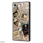 IQ-OP7K1B/OP001 [iPhone 8/7用 耐衝撃ガラスケース KAKU ワンピース 手配書]