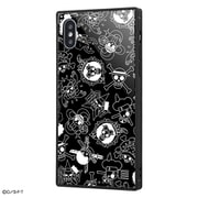 IQ-OP20K1B/OP002 [iPhone XS/X用 耐衝撃ガラスケース KAKU ワンピース 海賊旗マーク]