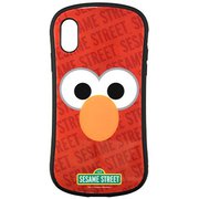 SSM-60A [ハイブリガラスケース iPhone XR セサミA.エルモフェイス]