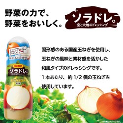 ヨドバシ.com - 日本食研 空と大地のドレッシングきざみ玉ねぎ 300ml