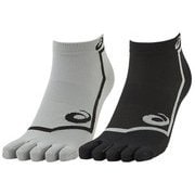 3093A027 020 [ストーングレー 2足組5本指ソックス M]
