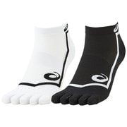 3093A027 100 [Bホワイト 2足組5本指ソックス M]