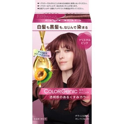 カラージェニックミルキーヘアカラーP01 クリスタルピンク