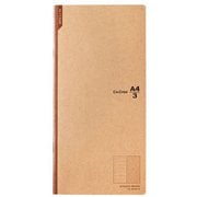 Ca.Crea アシストノート スケジュール ウィークリー ブラウン NO-681WA