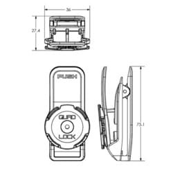 ヨドバシ.com - クアッドロック QUAD LOCK QLM-BLT-3 [ベルトクリップ