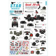 SD35-C1199 ベトナム戦争 米陸軍 ガントラック＃6 四連装M2銃座搭載のガントラック バウンティーハンター [1/35スケール ミリタリー用デカール]