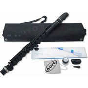 プラスチック製管楽器 完全防水仕様 フルート C調 jFlute 2.0 Black/Black 専用ハードケース付き N220JFBK