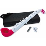 プラスチック製管楽器 完全防水仕様 サックス C調 jSax 2.0 White/Pink 専用ハードケース付き N520JWPK