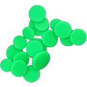 プラスチック製管楽器 Student Flute/jFlute専用カラーキーキャップ シリコン製 Green N225KCGN