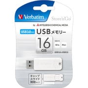 USBメモリ USB3.0/USB2.0両対応 16GB スライド式 Win/Mac対応 USBSPS16GWV1