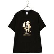 T-PB11062 [侍 金箔Tシャツ ブラック Sサイズ]