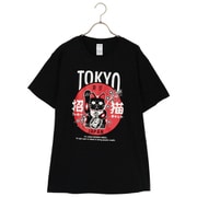 T-PB11746 [招き猫Tシャツ ブラック Sサイズ]