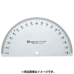 プロトラクタ No.192-200 シルバー PRT192-200S2