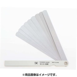 シクネスゲージカラースリーブタイプ 白 CS-150MR