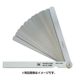 シクネスゲージカラースリーブタイプ 白 CS-150MT