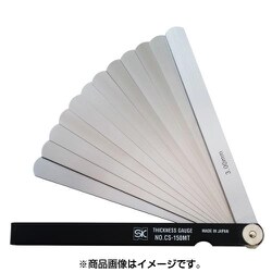 シクネスゲージカラースリーブタイプ 黒 CS-150MT