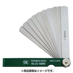 シクネスゲージカラースリーブタイプ 緑 CS-100MH