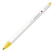 水性カラーペン クリッカート ノック式 線の太さ:0.6mm インク色:黄 モイストキープインク WYSS22-Y