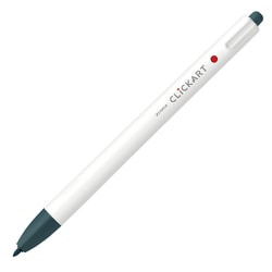 水性カラーペン クリッカート ノック式 線の太さ：0.6mm インク色：スモーキーブルー モイストキープインク WYSS22-SMB