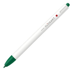 水性カラーペン クリッカート ノック式 線の太さ：0.6mm インク色：ビリジアン モイストキープインク WYSS22-VIR