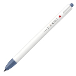 水性カラーペン クリッカート ノック式 線の太さ：0.6mm インク色：ブルーグレー モイストキープインク WYSS22-BGR