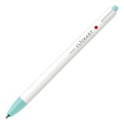 水性カラーペン クリッカート ノック式 線の太さ:0.6mm インク色:アクアブルー モイストキープインク WYSS22-AQB