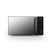 単機能ミラー扉 電子レンジ 17L ブラック WDR-17HF-B