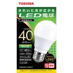 LED電球 40W 昼白色 E26 LDA4N-G/40V1