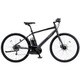 電動アシスト自転車 ジェッター440 700×38C 外装8段変速 2019年モデル マットチャコールブラック BE-ELHC44BB