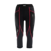 WB38HU04 BK/PK M [マッスルメーカー 1.5 レディース コンプレッションタイツ セミロング]
