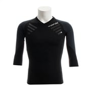 WB38JT01 BLK L [マッスルメーカー 1.5 メンズ コンプレッショントップス 3/4スリーブ]