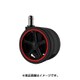 Vertagear Racing Series Opt Penta RS1 Casters 65mマット(5pack) AutoBrake Red VG-CASRS1A-65RD