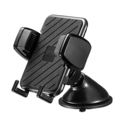 CAR-HLD11BK [スマートフォン用車載ホルダー (手帳型ケース対応・オンダッシュタイプ)]