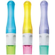 グリップ付鉛筆用キャップ キュポットグリップ 3本入 レインボー SK-2607-RE