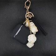 AirPods Cチャームケース タッセルBK ACC-007