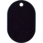 TKFSBK [TRUSCO 小判札 小 45X30mm 5枚入 黒]