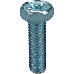 TRUSCO 十字穴付六角ボルト スチール M4X10 72本入 Y3060410