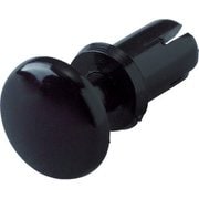 TRUSCO プッシュリベット 板厚2.1~3.0mm 穴径2.7Φ 長さ4.2 黒 50個入 TPR2642BK