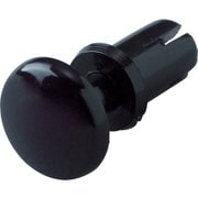TRUSCO プッシュリベット 板厚3.0~4.0mm 穴径3.1Φ 長さ5.5 黒 50個入 TPR3055BK