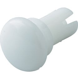 TRUSCO プッシュリベット 板厚0.6～1.2mm 穴径2.1Φ 長さ2.4 白 50個入 TPR2024W