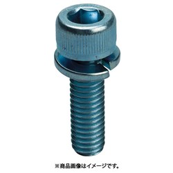 Y15S0625 [TRUSCO ばね座金組込六角穴付ボルト スチール M6X25 16本入]