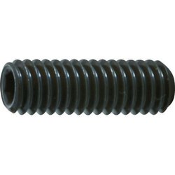 TRUSCO 六角穴付き止めネジ 平先 スチール M4X15 50本入 B630415