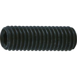 TRUSCO 六角穴付き止めネジ 平先 スチール M5X10 80本入 B630510