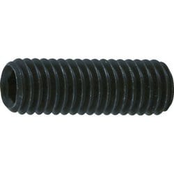 TRUSCO 六角穴付き止めネジ 平先 スチール M6X5 80本入 B630605