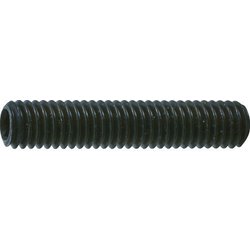 TRUSCO 六角穴付き止めネジ 平先 スチール M6X12 80本入 B630612