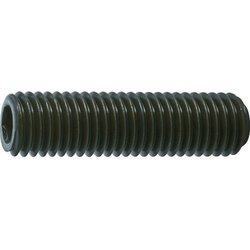 TRUSCO 六角穴付き止めネジ 平先 スチール M12X30 15本入 B631230