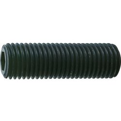 TRUSCO 六角穴付き止めネジ 平先 スチール M20X75 1本入 B632075