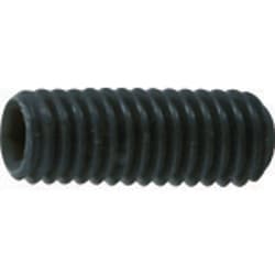 TRUSCO 六角穴付き止めネジ 平先 スチール M3X20 50本入 B630320